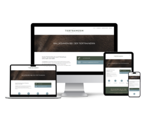 Website Projekte, Portfolio: Die Tiertrainerin